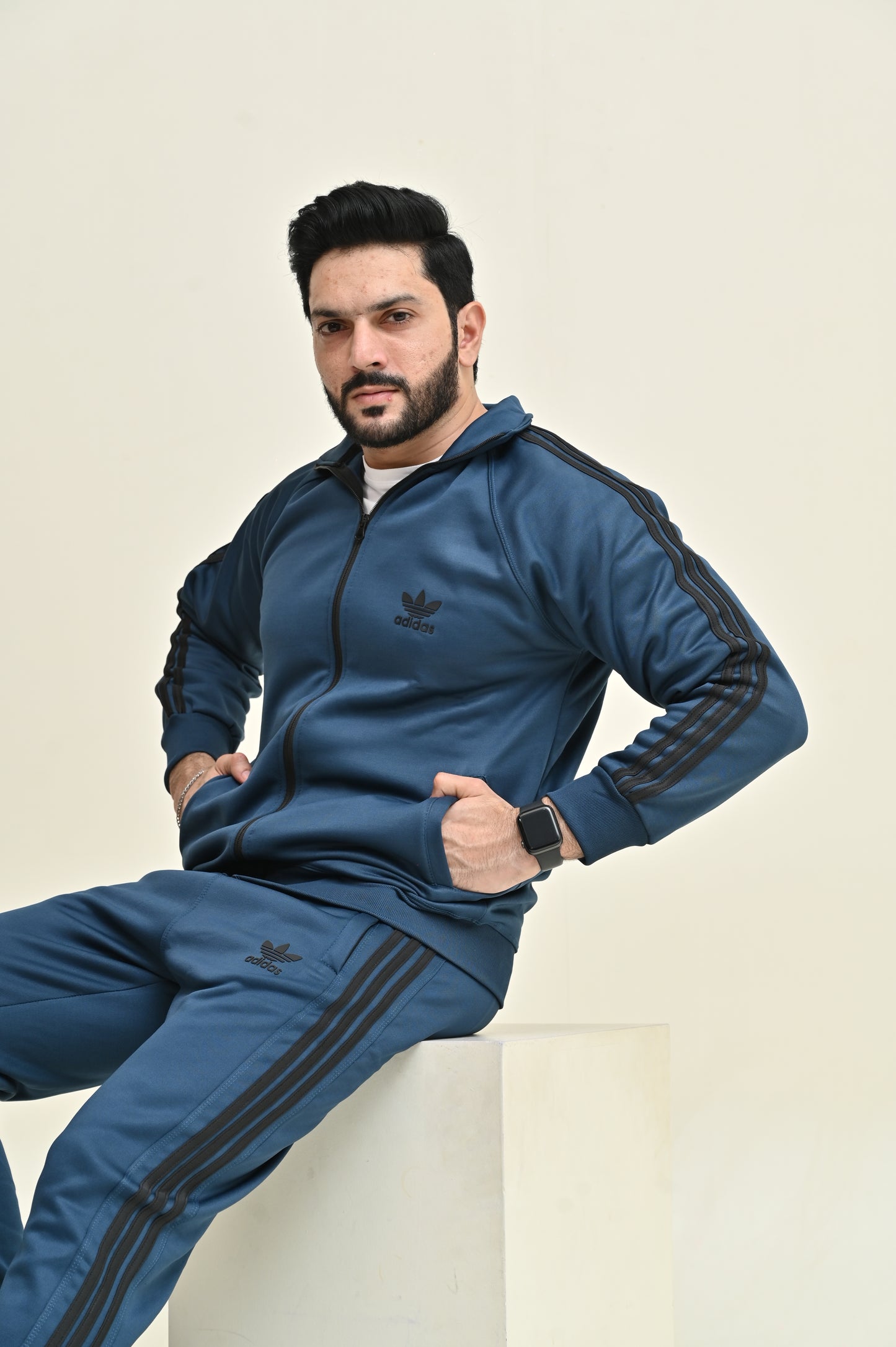 ADIDS UNISEX PETROL GREEN TRACKSUIT SW#T03
