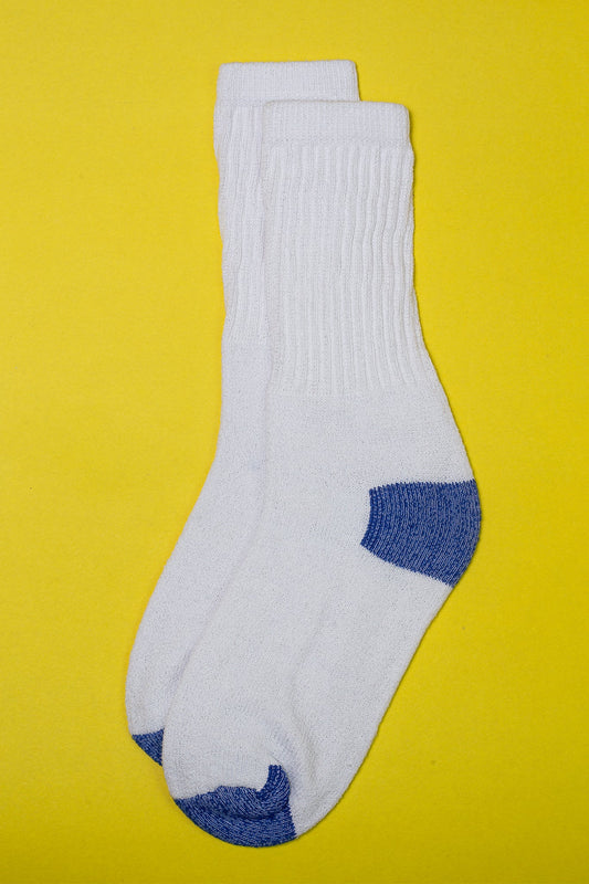 Unisex Crew Soft Moisture-Wicking Socks,Blue SWS#02