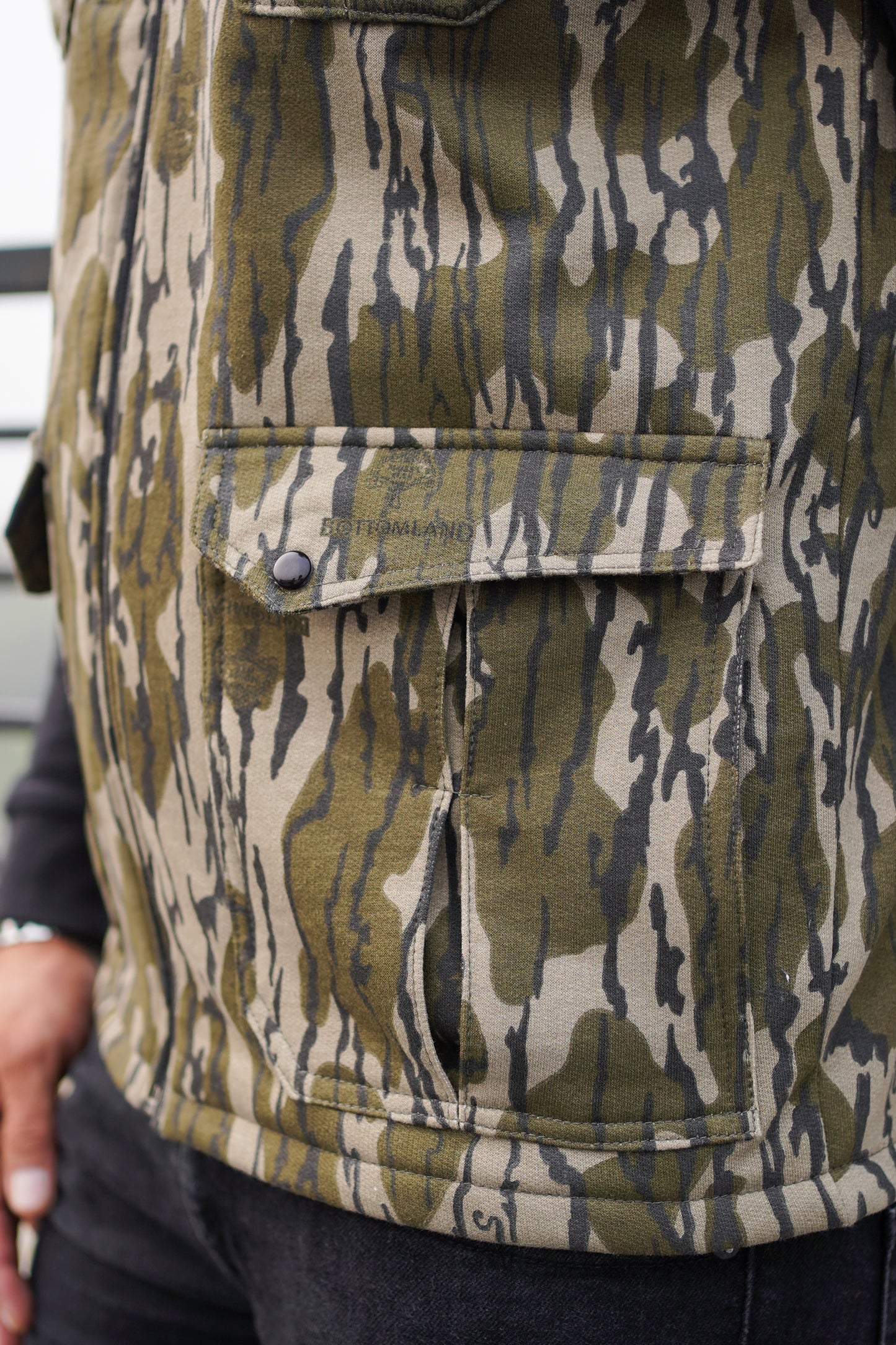 Premium Cotton Fleece Four Pocket Jacket Camouflage Jkt-05