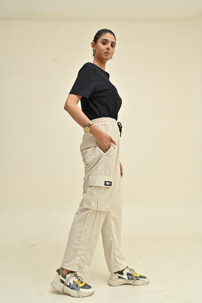 Women 6 Pockets Cargo Trouser #T03