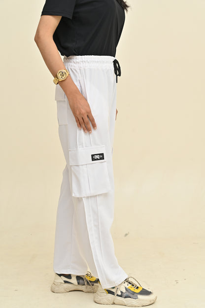 Women 6 Pockets Cargo Trouser #T04