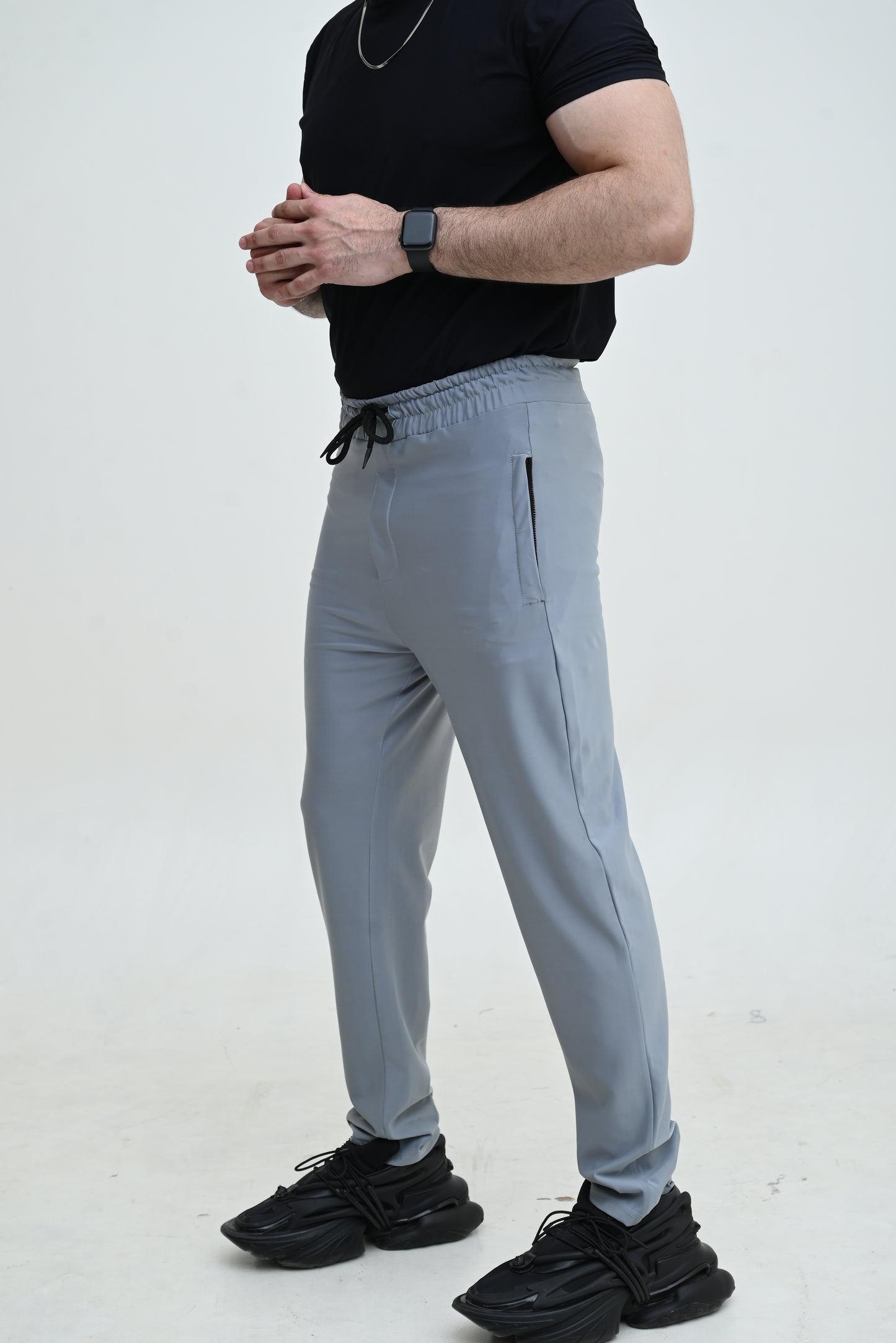 Men's Stretch-able Lycra Trouser-OXT#46