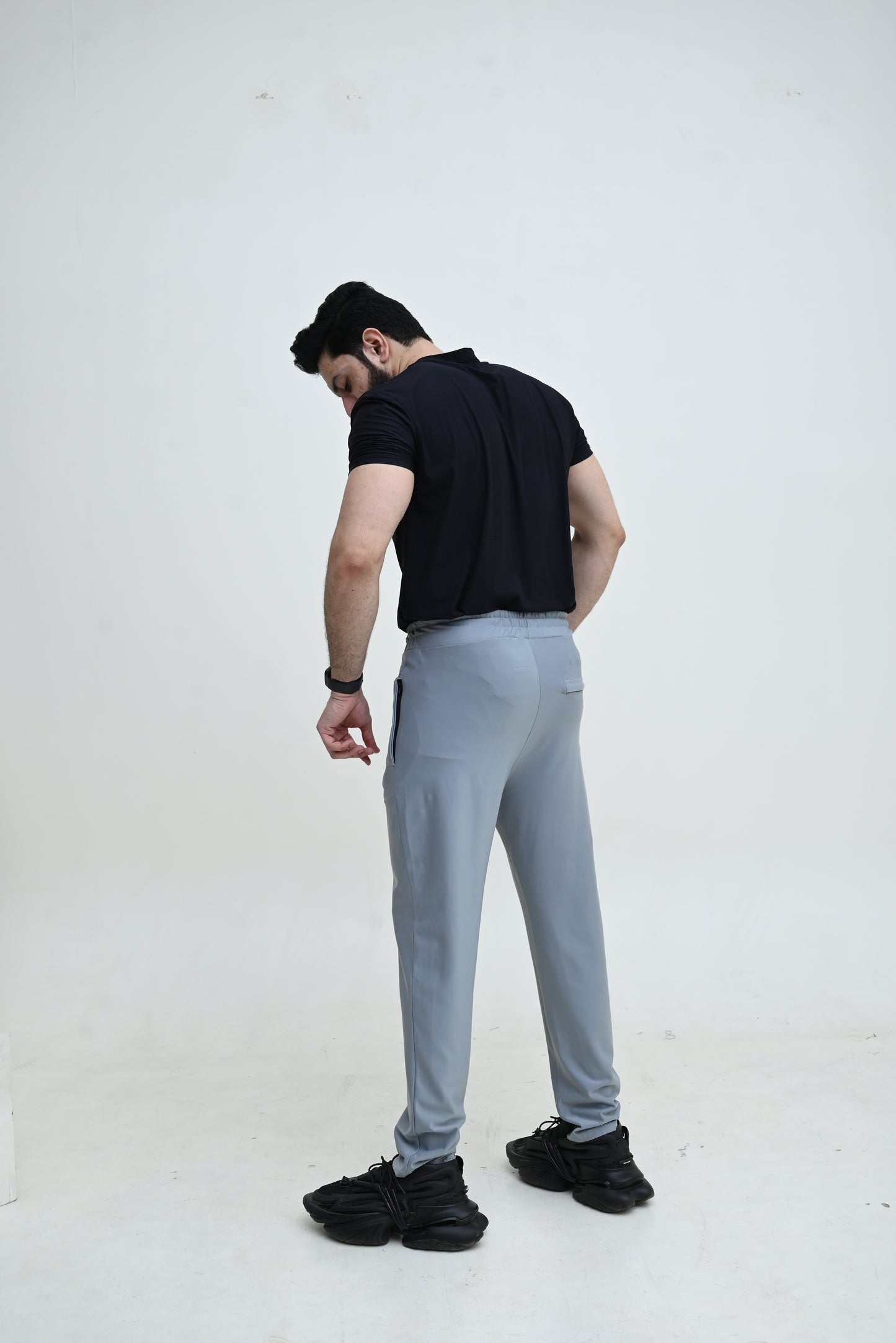 Men's Stretch-able Lycra Trouser-OXT#46