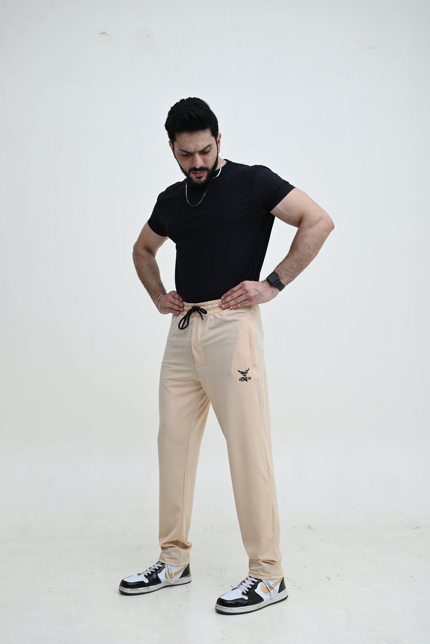 Men's Stretch-able Lycra Trouser-OXT#45