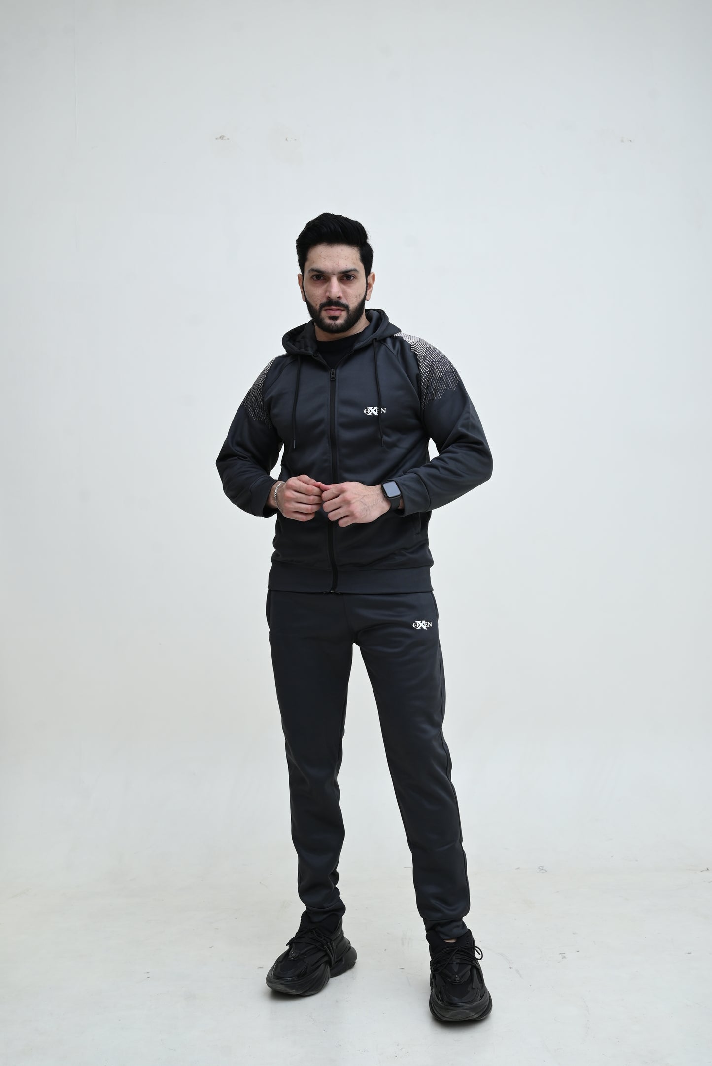 ADIDS UNISEX Dark Grey TRACKSUIT SW#T05