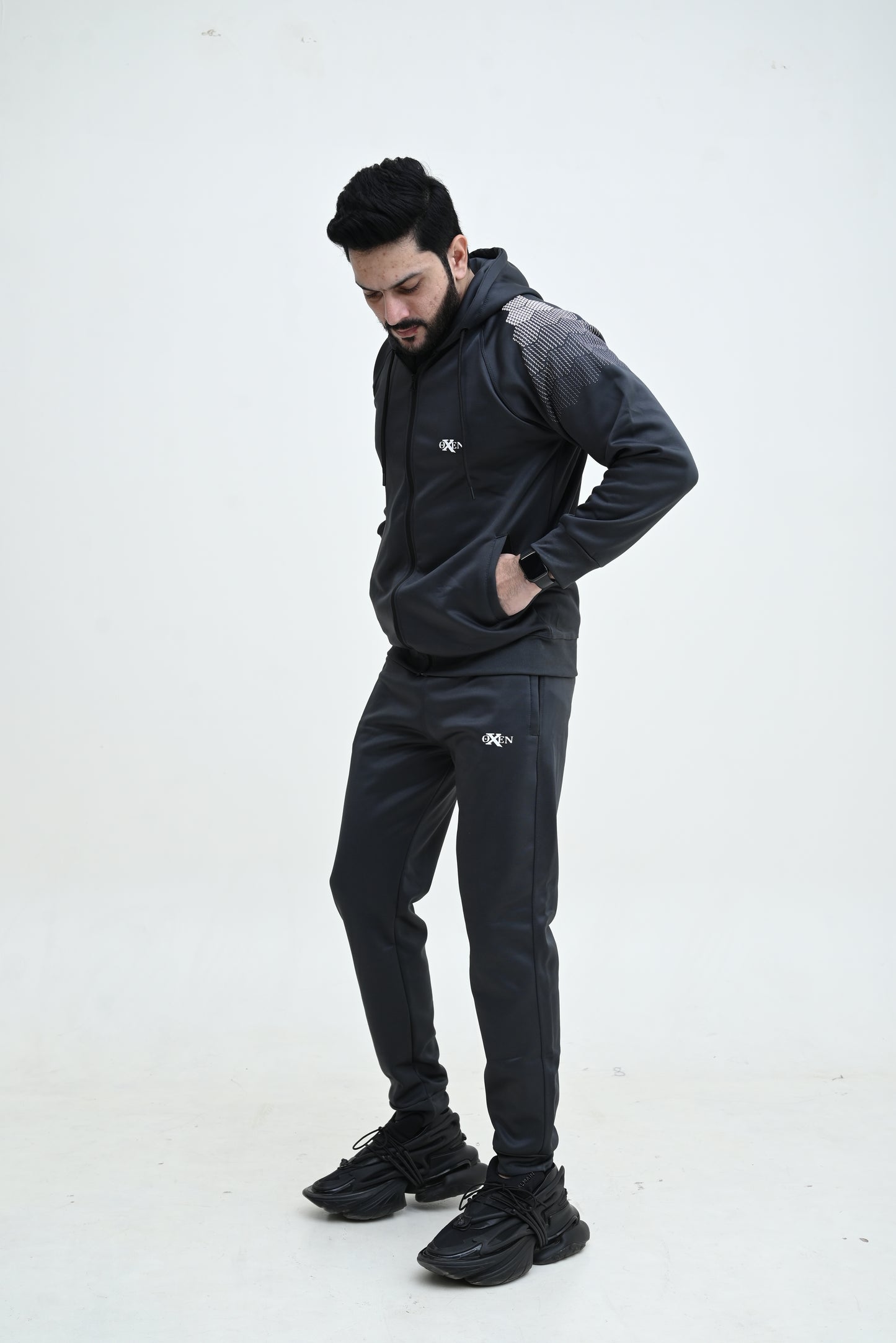 ADIDS UNISEX Dark Grey TRACKSUIT SW#T05