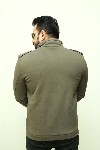 Premium Four Pocket Full Sleeve  Green  Jacket # 08