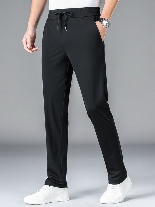 Men's premium 4 Way Lycra Black Imported Trouser PT-1