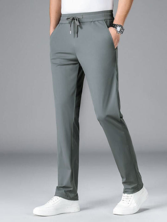 Men's premium 4 Way Lycra Light Gray Imported Trouser PT-8