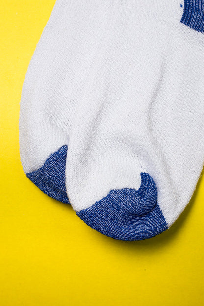 Unisex Crew Soft Moisture-Wicking Socks,Blue SWS#02