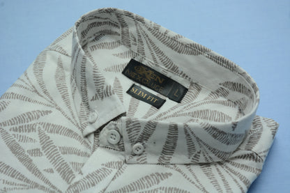 Nexoluce Men's Printed Casual Shirt Kana LOC#0073