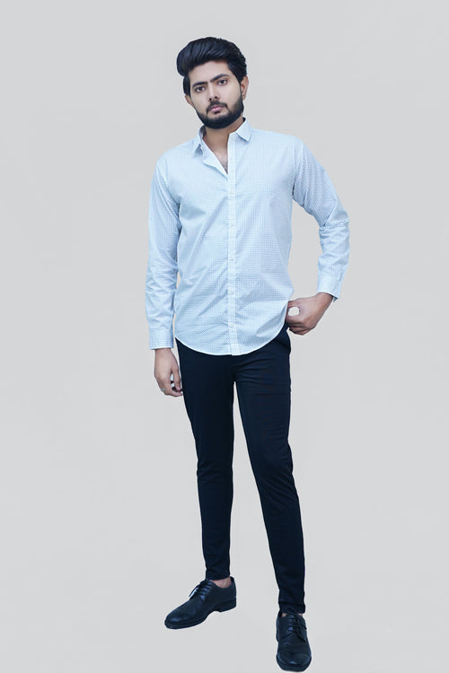 Oxen NexoLuce Men's Printed Casual Shirt Rmolio-SW#020